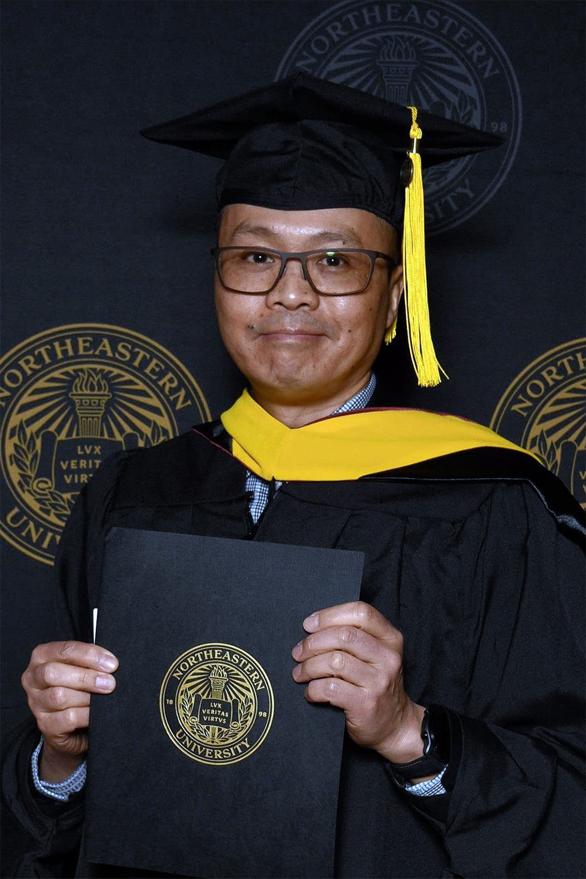 David Mak graduating from Northeastern
